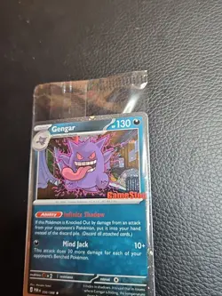 Gengar Promo Card Pokemon Perfect Order Gamestop Stamped 050/088 SEALED - Image 1