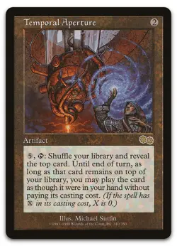 Temporal Aperture #310 (NM) Urza's Saga USG Magic MTG - Image 1