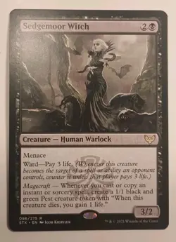 Sedgemoor Witch - STX Strixhaven English Magic: The Gathering MTG - Image 1