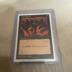 Dark Ritual Fifth Edition MTG 5th Lightly Played Magic The Gathering LP White - Image 1