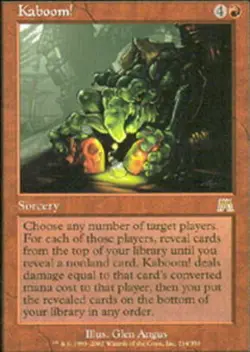 4x Kaboom! ~ Lightly Played Onslaught MTG Magic x4 4 UltimateMTG Playset Red Car - Image 1