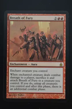 Magic The Gathering MTG BREATH OF FURY Ravnica: City of Guilds LP Lightly Played - Image 1