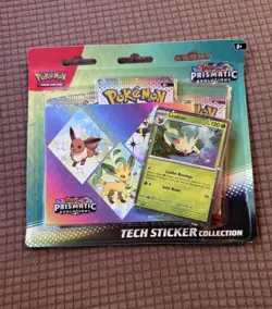 Pokemon TCG S&V: Prismatic Evolutions Tech Sticker Collection - Leafeon [Sealed] - Image 1