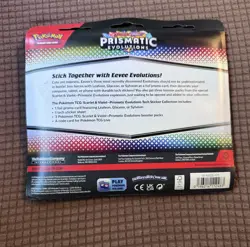 Pokemon TCG S&V: Prismatic Evolutions Tech Sticker Collection - Leafeon [Sealed] - Image 2