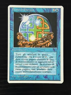 Magic MTG Italian Revised Energy Flux Artist Proof Near Mint - Only 50 Exist! - Image 1