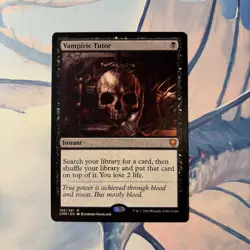 Vampiric Tutor Commander Masters MTG Magic Mythic NM - Image 1
