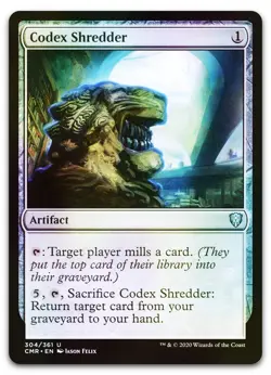 Codex Shredder #304 (Foil) (NM) Commander Legends CMR Magic MTG - Image 1