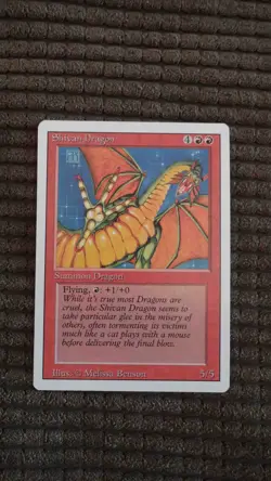 Magic: the Gathering / MtG Shivan Dragon x1 Revised - Image 1