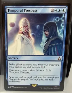 MTG Temporal Trespass Normal Universes Beyond Assassin's Creed #86 NM - Image 1