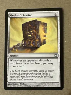 Geth’s Grimoire X1 Darksteel NM Condition See Pics Front Back - Image 1