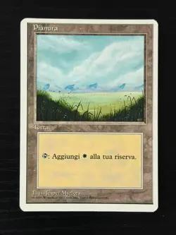 Magic MTG Italian Revised Plains Artist Proof Near Mint - Only 50 Exist! - Image 1