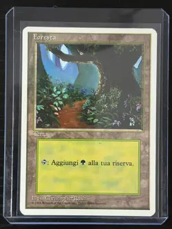 Magic MTG Italian Revised Forest Artist Proof Near Mint - Only 50 Exist! - Image 3
