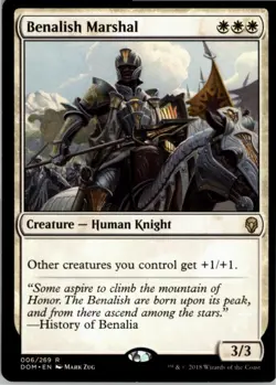 Benalish Marshal R Dominaria 6 NM MTG x1 - Image 1