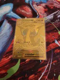 Pokemon Mega Evolution Phantasmal Flames Mega Charizard 130/094 NM - Image 1