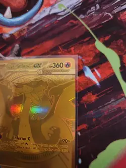 Pokemon Mega Evolution Phantasmal Flames Mega Charizard 130/094 NM - Image 3