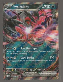 Pokemon TCG Yveltal EX 053/088 Perfect Order Double Rare NM Card - Image 1