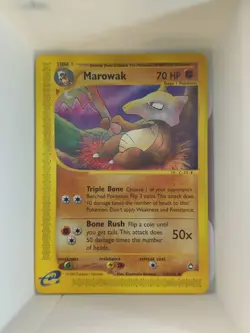 Pokemon Marowak 54/147 Aquapolis Non-Holo 2003 E Reader NM/ Mint - Image 1