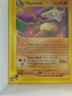 Pokemon Marowak 54/147 Aquapolis Non-Holo 2003 E Reader NM/ Mint - Image 5