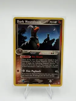 Pokemon Card EX Team Rocket Returns Dark Houndoom 37/109 MP - Image 1