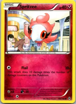 Spritzee 105/162 - XY - BREAKthrough Common Pokemon TCG LP - Image 1