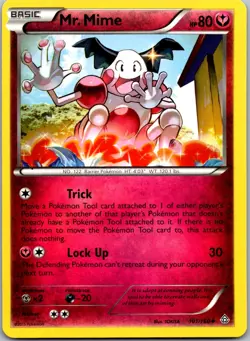 Mr. Mime 101/160 - XY - Primal Clash Pokemon Uncommon LP - Image 1