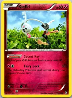 Klefki 73/111 - XY - Furious Fists Pokemon LP - Image 1