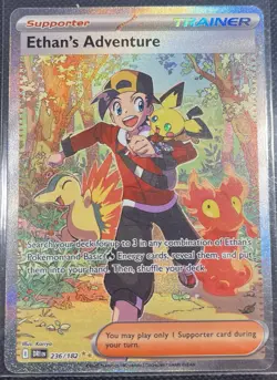 Pokemon Ethan's Adventure 236/182 Sv10: Destined Rivals Holo - Image 1