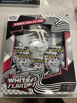 Pokemon White Flare Binder Collection New Factory Sealed - Image 1