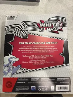 Pokemon White Flare Binder Collection New Factory Sealed - Image 2