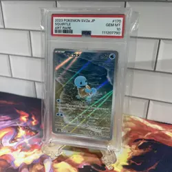 Squirtle 170/165 Art Rare Sv: Scarlet & Violet Pokemon 151 Holo Japanese PSA 10 - Image 2