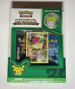 Pokemon TCG Shaymin Mythical Pokemon Collection Box New Sealed Generations 2016 - Image 1