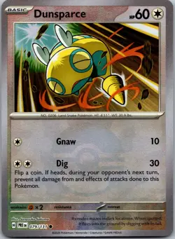 Dunsparce (Poke Ball Pattern) 079/131 - SV: Prismatic Evolutions Common Pokemon - Image 1