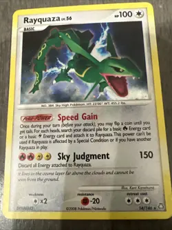 Pokemon TCG Legends Awakened ~ Rayquaza lv. 56 Holo Rare 14/146 - Image 1