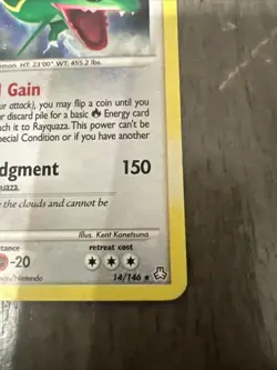 Pokemon TCG Legends Awakened ~ Rayquaza lv. 56 Holo Rare 14/146 - Image 2