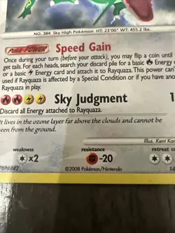 Pokemon TCG Legends Awakened ~ Rayquaza lv. 56 Holo Rare 14/146 - Image 3