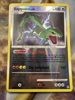 Pokemon TCG Rayquaza 14/146 Reverse Holo Legends Awakened MP FREE SHIPPING - Image 1