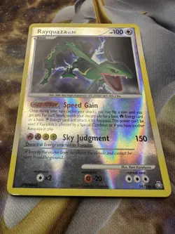 Pokemon TCG Rayquaza 14/146 Reverse Holo Legends Awakened MP FREE SHIPPING - Image 3