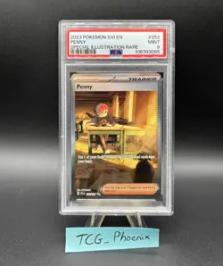 Pokemon Penny Secret Illustration Rare S&V Base Set 252/198 PSA 9 Mint - Image 2