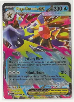 Pokemon TCG - Perfect Order - Starmie EX 021/088 Double Rare NM/M - Image 1