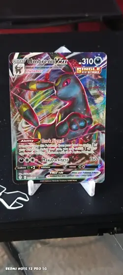 Pokemon TCG Umbreon VMAX Holo Ultra Rare Full Art Evolving Skies 095/203 - Image 1