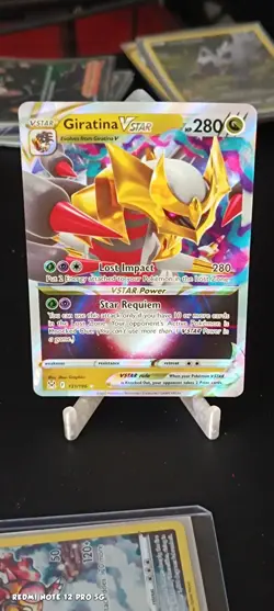 Pokemon TCG Giratina VSTAR 131/196 Ultra Rare Lost Origin - Image 1