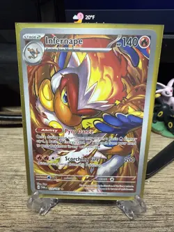 Pokemon TCG Infernape 173/167 Illustration Rare Twilight Masquerade - Image 1