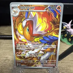 Pokemon TCG Infernape 173/167 Illustration Rare Twilight Masquerade - Image 2