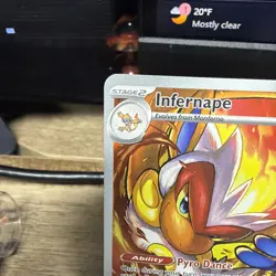 Pokemon TCG Infernape 173/167 Illustration Rare Twilight Masquerade - Image 3