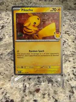 Pikachu Cosmos Holo #051/162 Pokemon Day 2026 Promo NM - Image 1