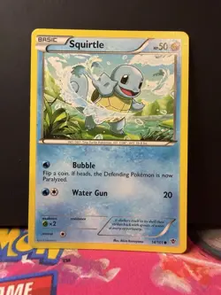 2013 Pokemon TCG Squirtle 14/101 Plasma Blast - Image 1
