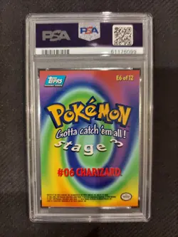 PSA 6 Charizard Topps Pokemon Movie Edition - Image 2