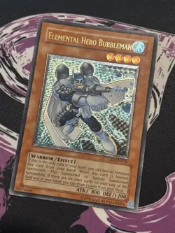 Yugioh Elemental Hero Bubbleman CRV-EN014 Ultimate Rare NA Enhanced Print MP - Image 2
