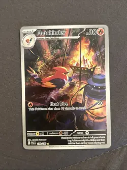 Fletchinder 199/193 Pokemon TCG Illustration Rare - Paldea Evolved LP+ - Image 3