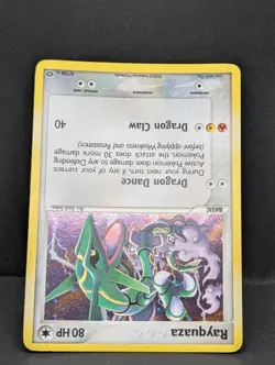 Rayquaza 9/106 EX Emerald Holo Secret Ultra Rare Pokemon TCG Nintendo vintage NM - Image 4